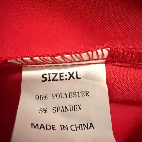 Red Embroidered Women's Top - Picture 3 of 3